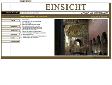 Tablet Screenshot of einsicht-aktuell.de